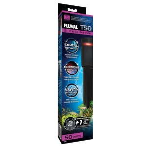 T50 Fully Electronic Aquarium Heater, 50W, up to 15 US Gal / 50 L