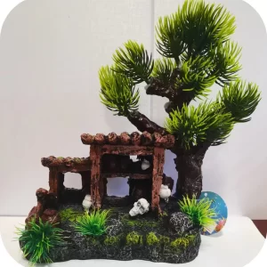 MagicalPet Aquarium Tree House Fish Tank Decoration