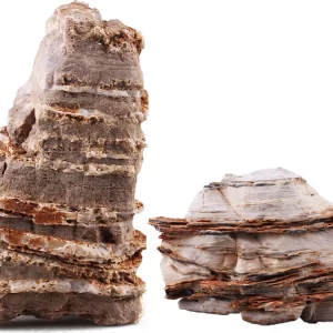 Pagoda Crema Textured Stone - 44 Lbs box of MEDIUM size stones