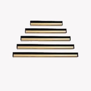 Brass channel for squeegee