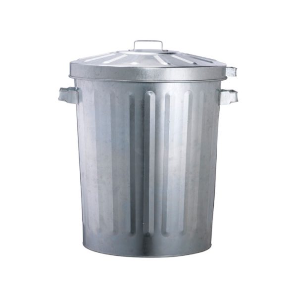 Galvanised Garbage Bin 46 Litre