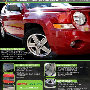 Paint Protection Tyre Restorer Plastic Restorer Protector Uses