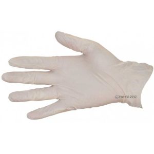Vinyl white powder free (box 100)