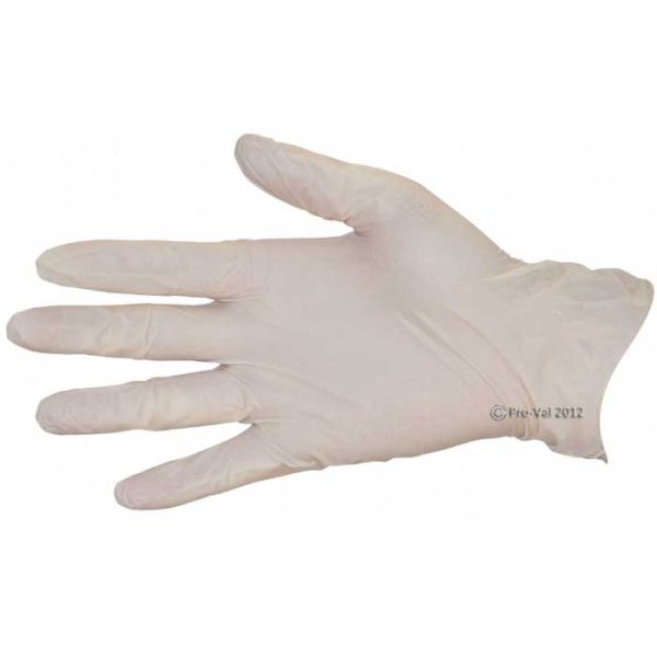 Vinyl white powder free (box 100)