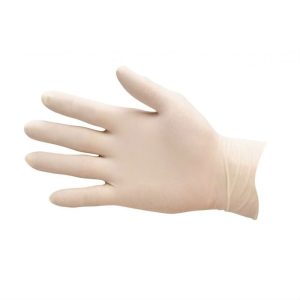 Latex white lightlypowdered (Box 100)