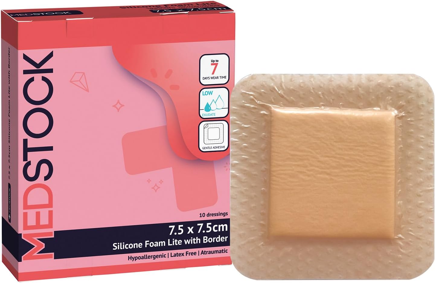 Medstock Silicone 7.5x7.5cm (Each)